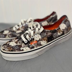 Vans x ASPCA Cat Print Authentic Sneakers Women’s 8 Men’s 6.5 Collab Skater Y2K